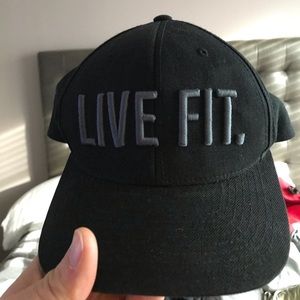 Black LVFT hat with silver lettering